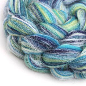 Blended Roving / Combed Top | Merino / Silk | Scuba Diving