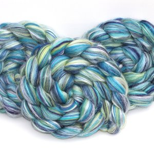 Blended Roving / Combed Top | Merino / Silk | Scuba Diving