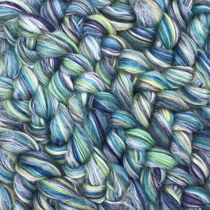 Blended Roving / Combed Top | Merino / Silk | Scuba Diving