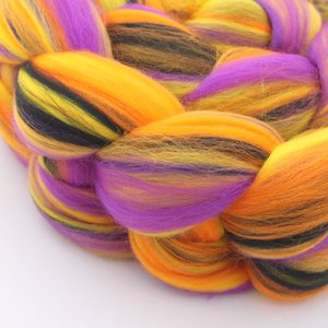 Merino Roving / Combed Top - Spinning Fiber - Custom Blended - The 13th Floor