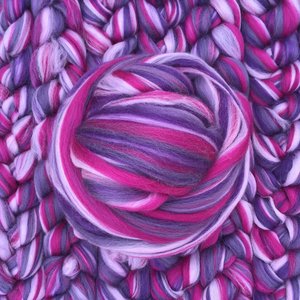 Blended Roving / Combed Top | Merino | Cheshire Cat