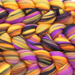 Merino Roving / Combed Top - Spinning Fiber - Custom Blended - The 13th Floor
