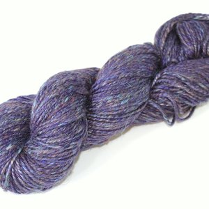 Blended Roving / Top | Merino / Flax / Muga Silk / Tussah Silk | Galaxy