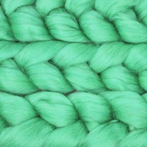 Commercially Dyed Roving | Corriedale | Green