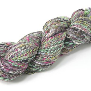 Handspun Thick and Thin Yarn | Mixed Fibers | Batt Barf
