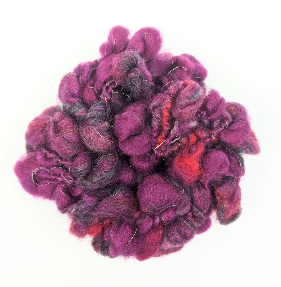 Handspun Art Yarn | Beehive Yarn | Coil Yarn
