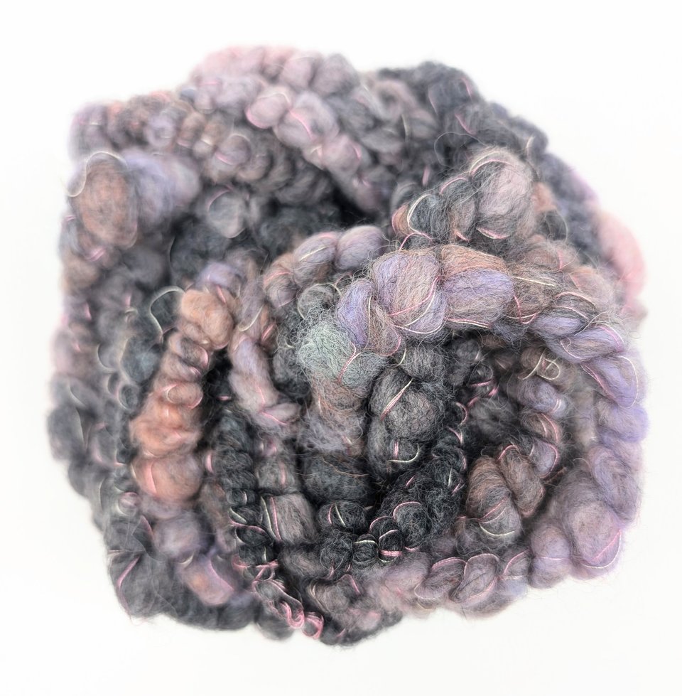 Handspun Art Yarn | Beehive Yarn | Coil Yarn