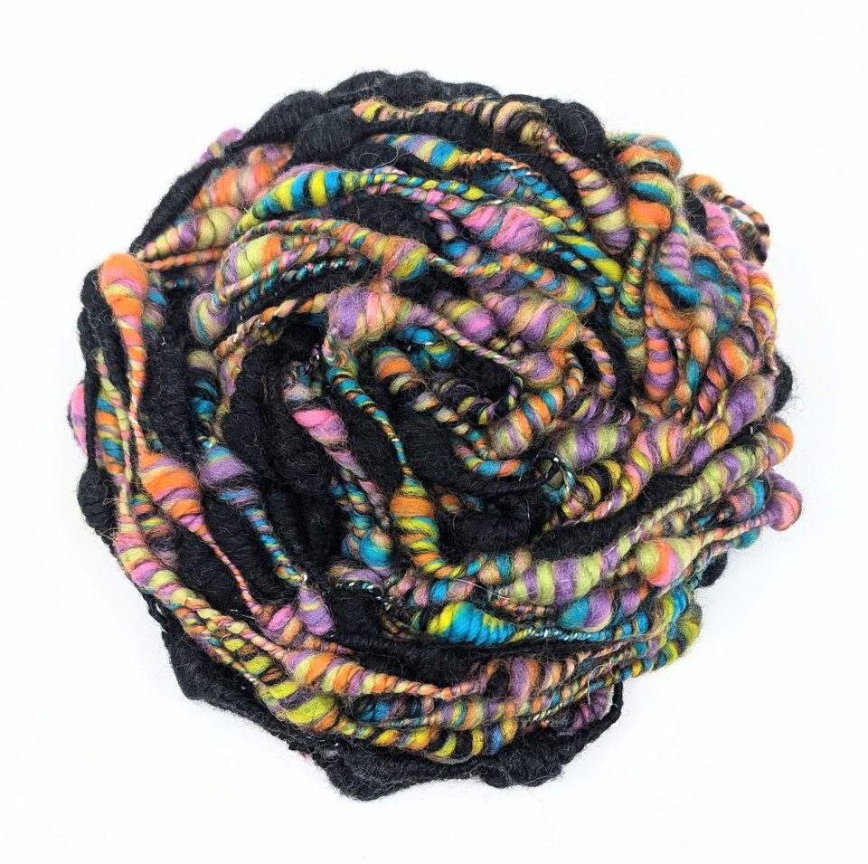 Handspun Art Yarn | Mixed Wool | Beehive Yarn
