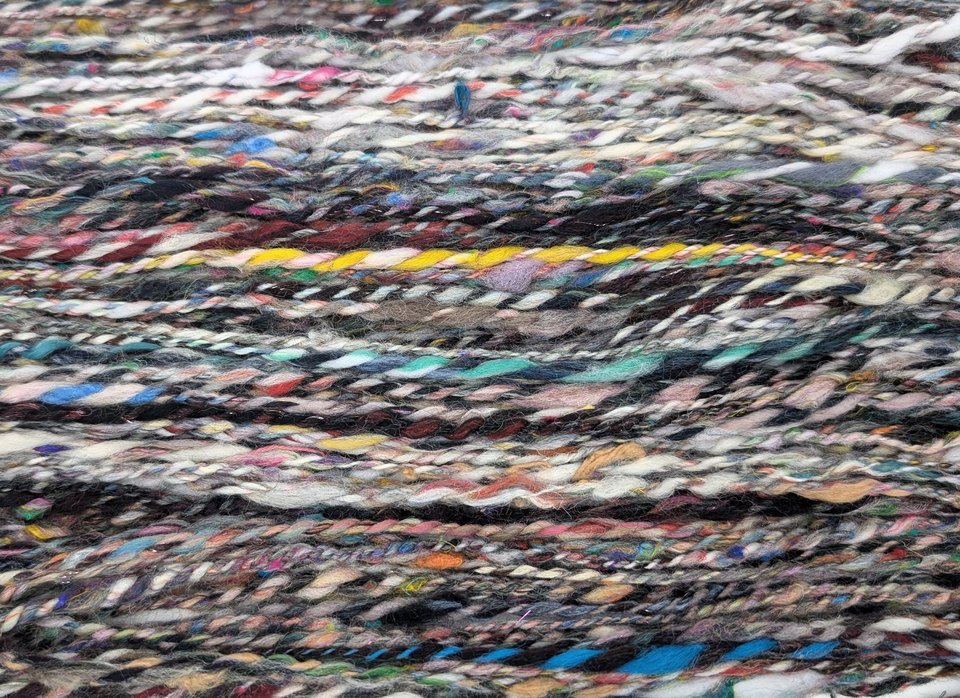 Handspun Art Yarn | Batt Barf