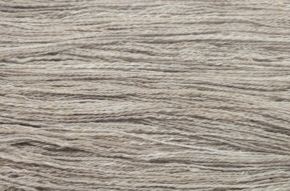 Handspun Yarn | Mulberry Silk / Camel / Angora / Yak / Merino | 2-Ply Yarn