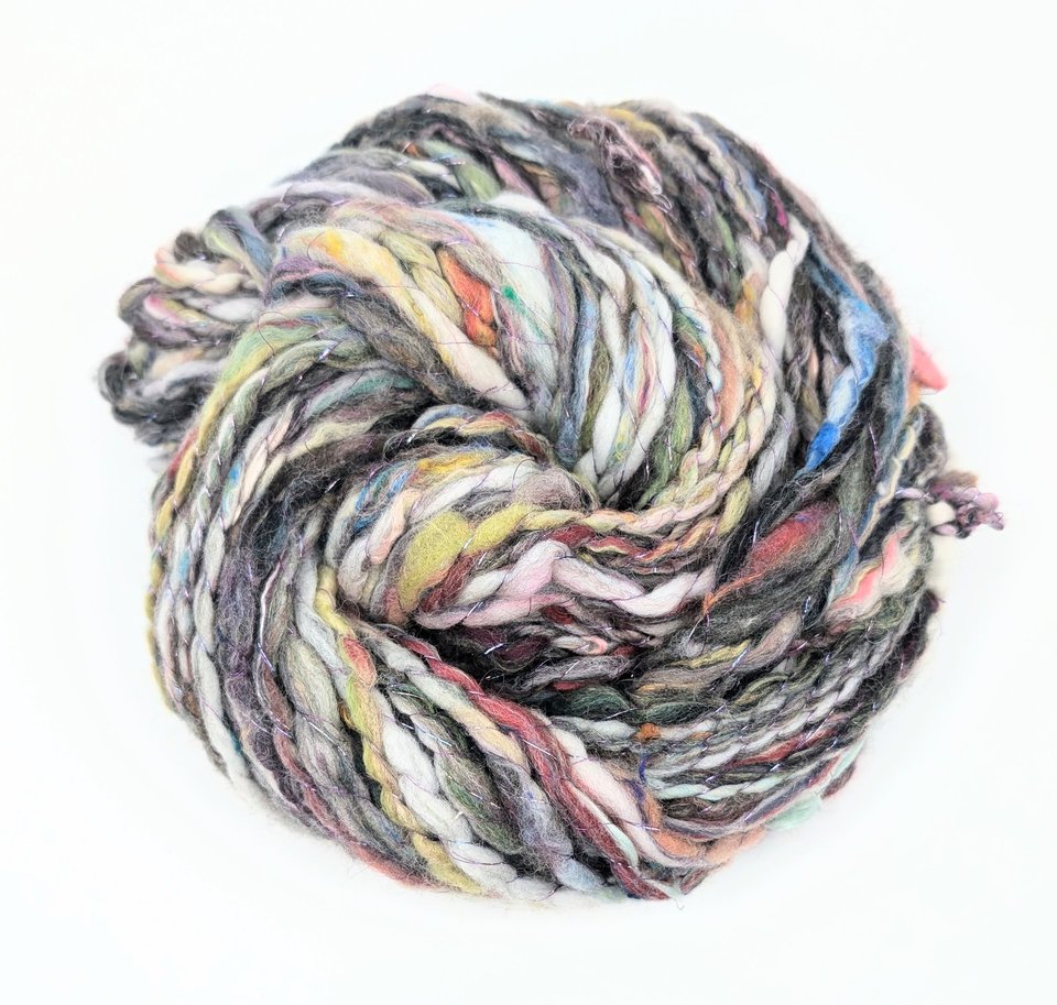 Handspun Art Yarn | Batt Barf