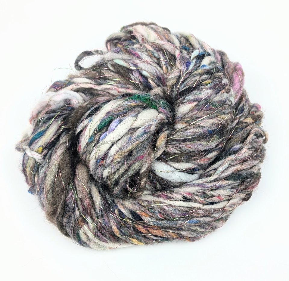 Handspun Art Yarn | Batt Barf