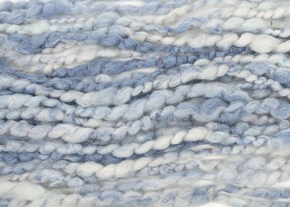 Handspun Art Yarn | Beehive Yarn | Coil Yarn