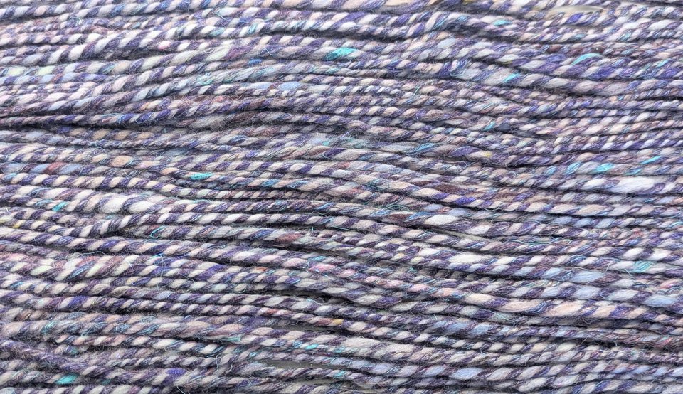 Handspun Yarn | Mixed Luxury Fibers | 2-Ply Yarn