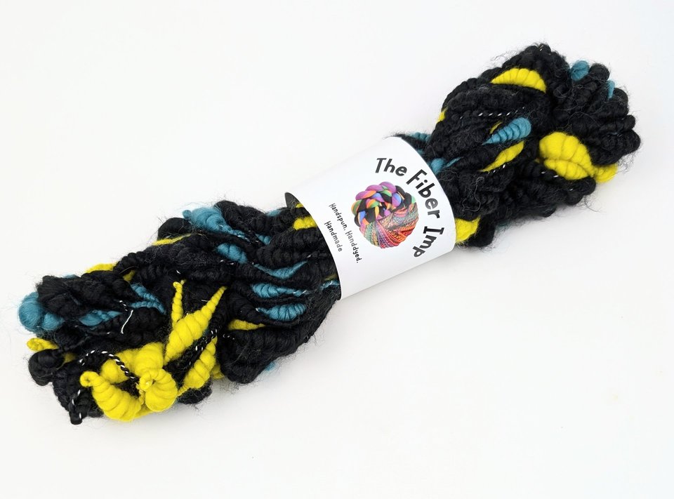 Handspun Art Yarn | Mixed Wool | Beehive Yarn