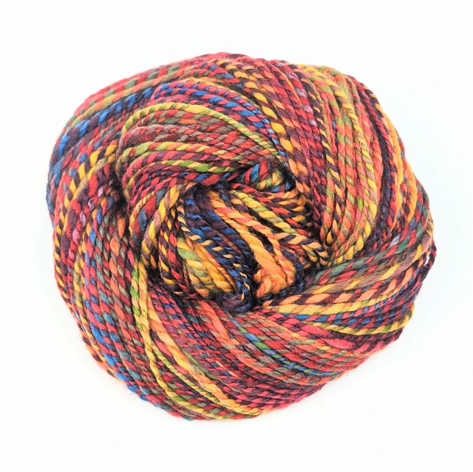Handspun Yarn | Merino / Cashmere / Silk | Over The Rainbow