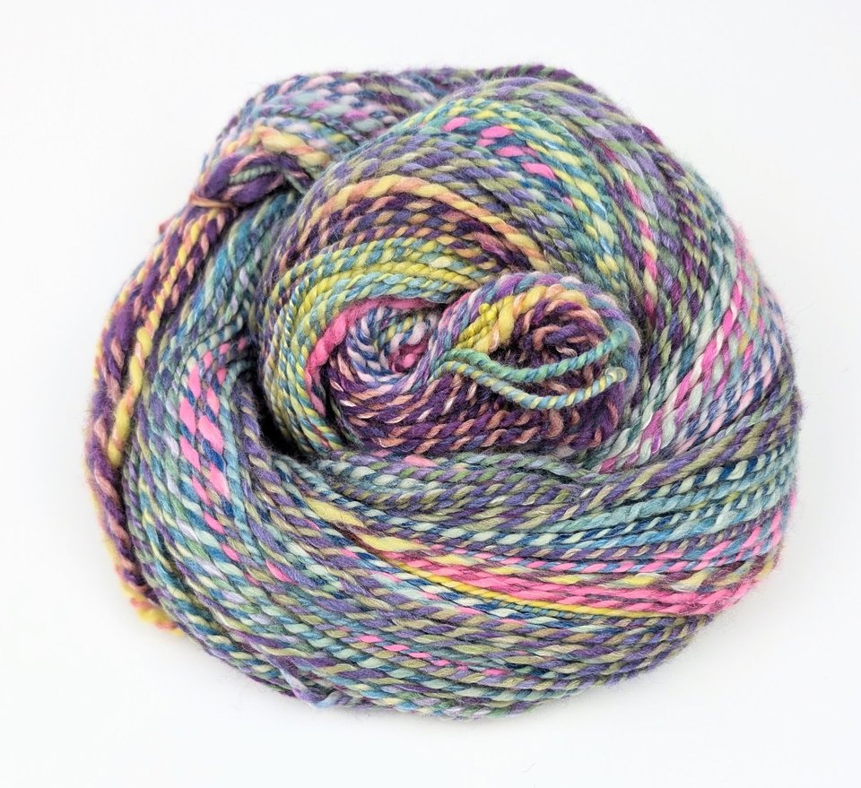 Handspun Yarn | Merino / Cashmere / Silk | Roller Rink