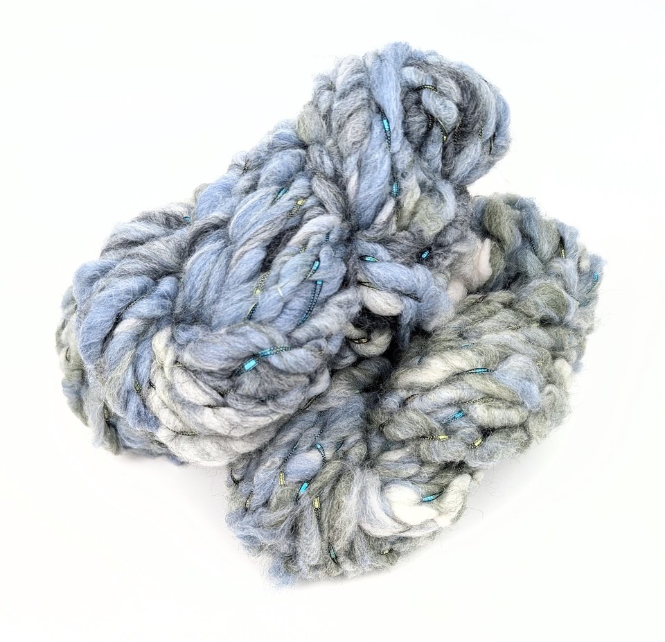 Handspun Art Yarn | Beehive Yarn | Coil Yarn