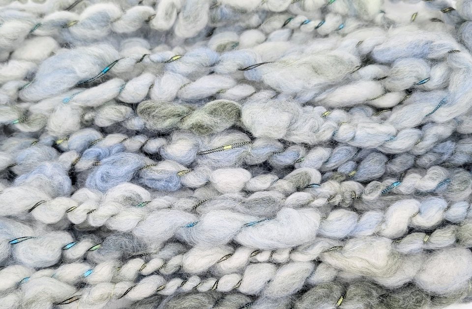 Handspun Art Yarn | Beehive Yarn | Coil Yarn