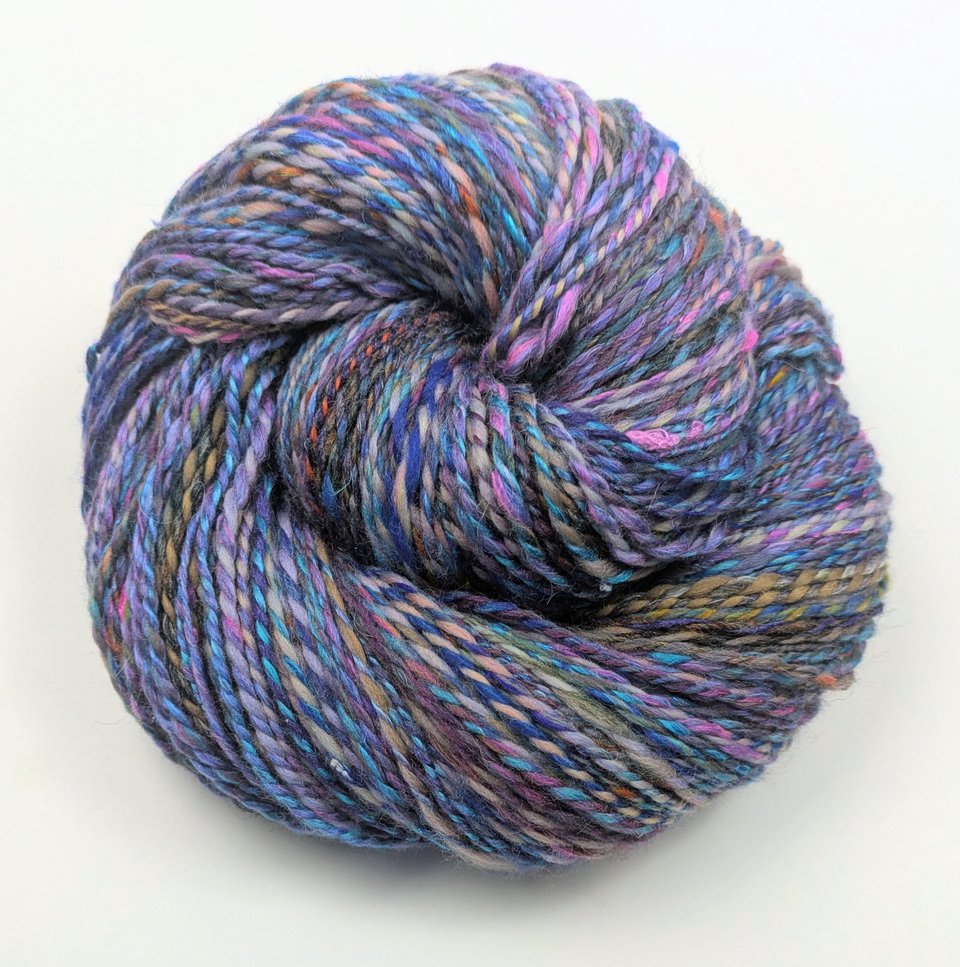 Handspun Yarn | Mixed Fibers | 2-Ply Yarn