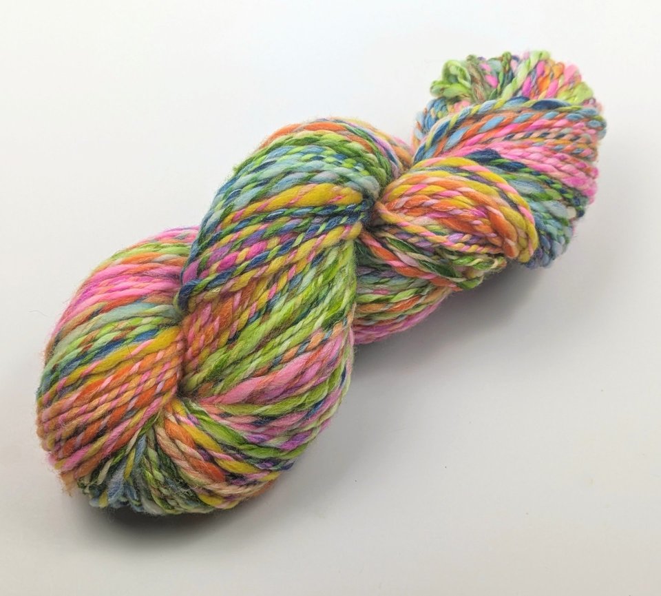 Handspun Yarn | SW Merino / Nylon / Bamboo | 2-Ply Yarn