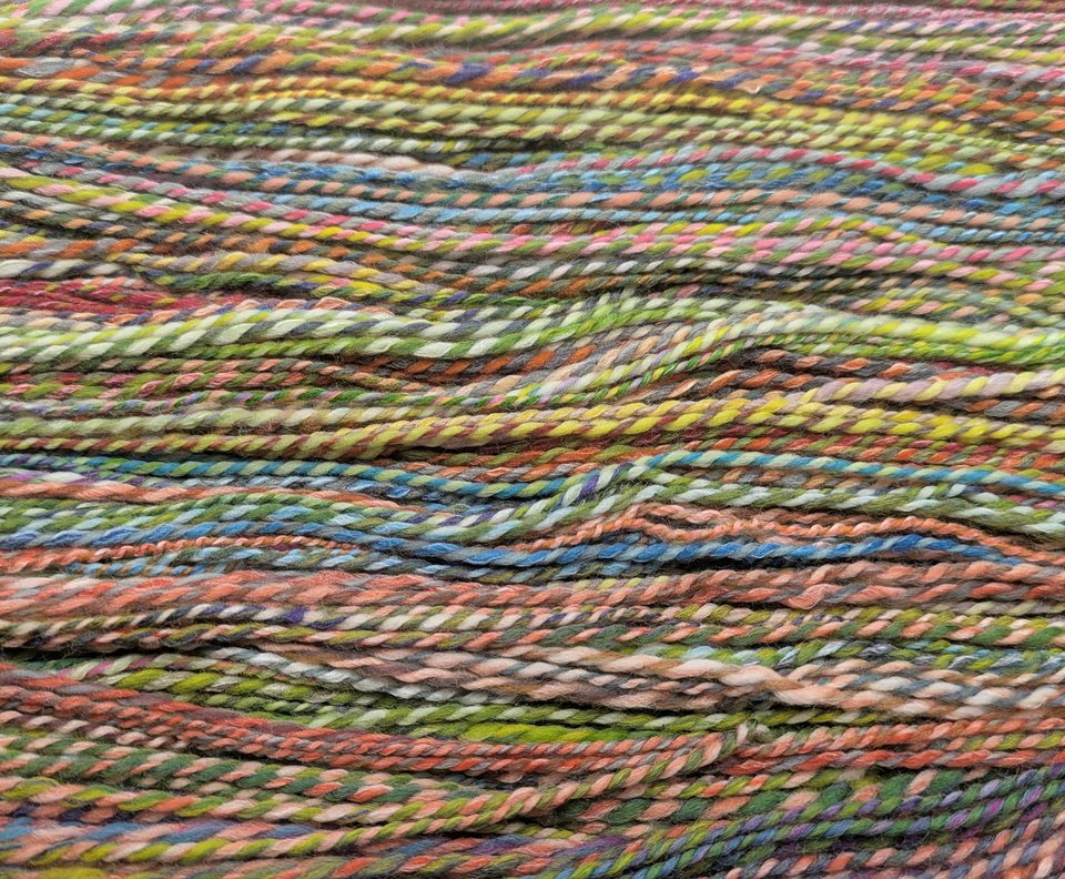 Handspun Yarn | SW Merino / Nylon / Bamboo | 2-Ply Yarn