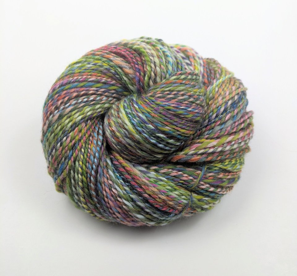 Handspun Yarn | SW Merino / Nylon / Bamboo | 2-Ply Yarn