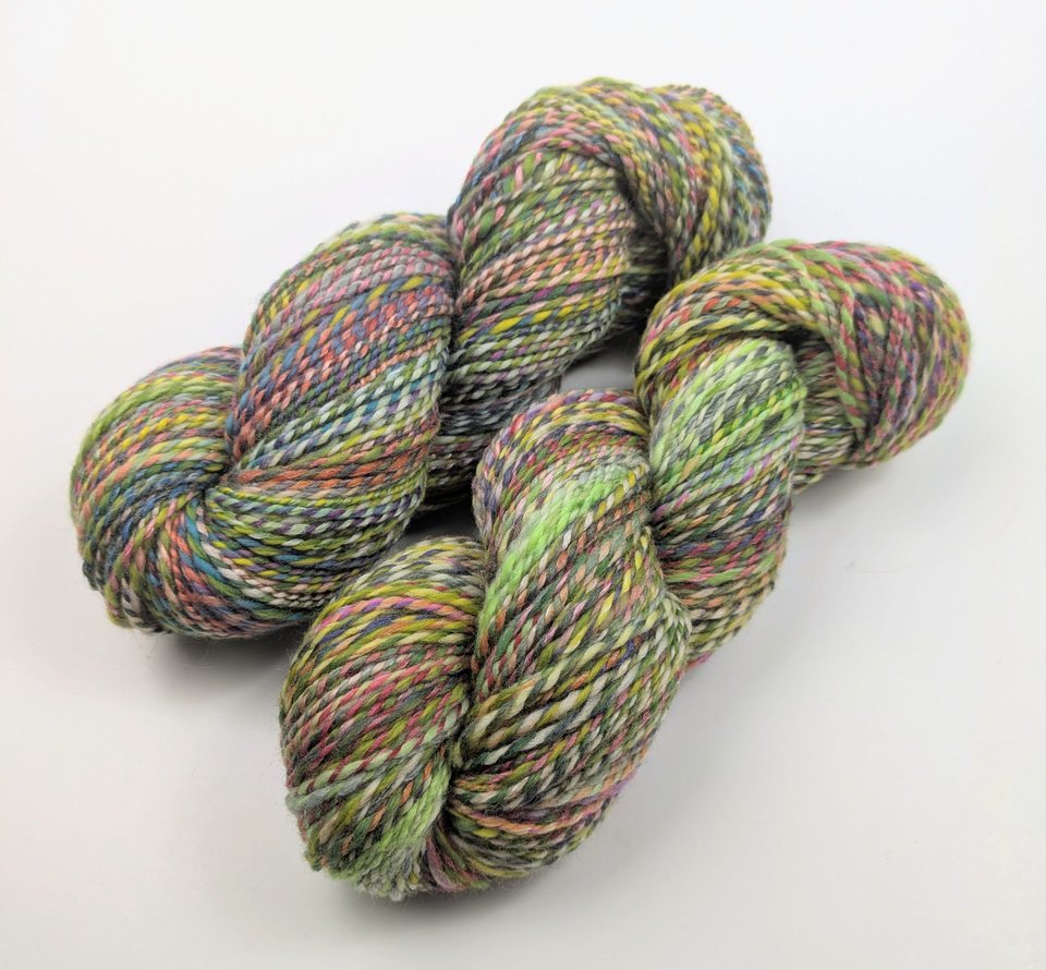 Handspun Yarn | SW Merino / Nylon / Bamboo | 2-Ply Yarn