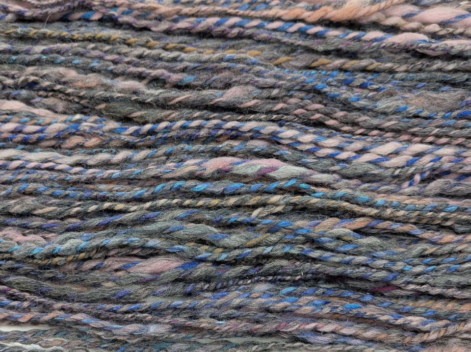 Handspun Yarn | Mixed Fibers | 2-Ply Yarn