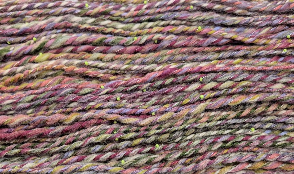 Handspun Beaded Yarn | Mixed Luxury Fibers