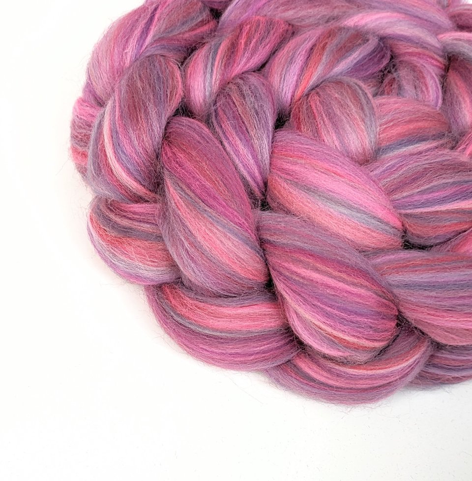 Blended Roving / Combed Top | Merino | Spinning Fiber | Fiesta