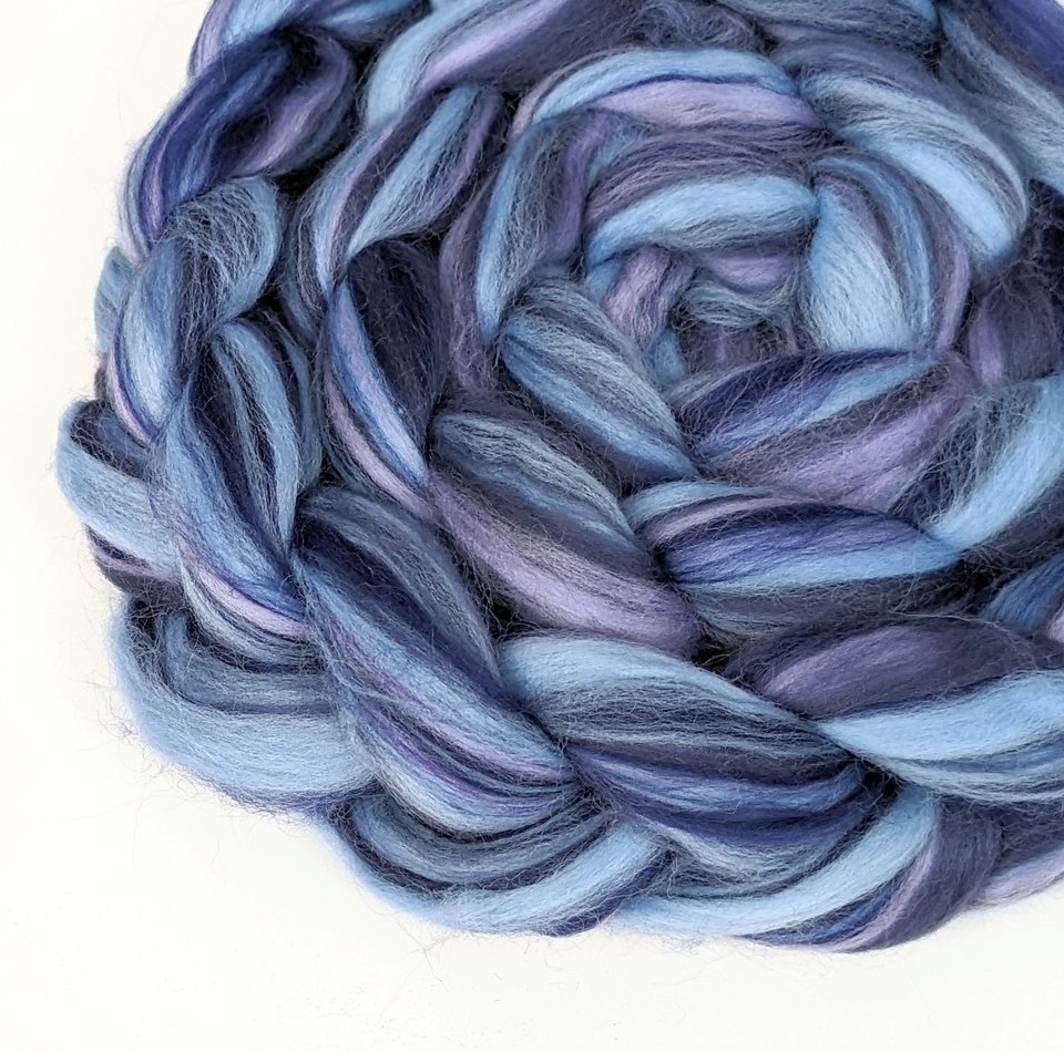Blended Roving / Combed Top - Merino - Thunderstruck
