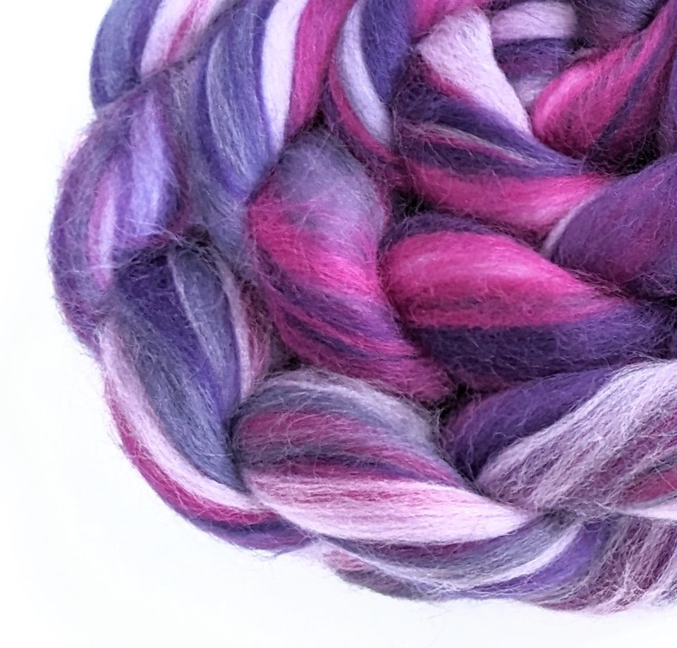 Blended Roving / Combed Top | Merino | Cheshire Cat