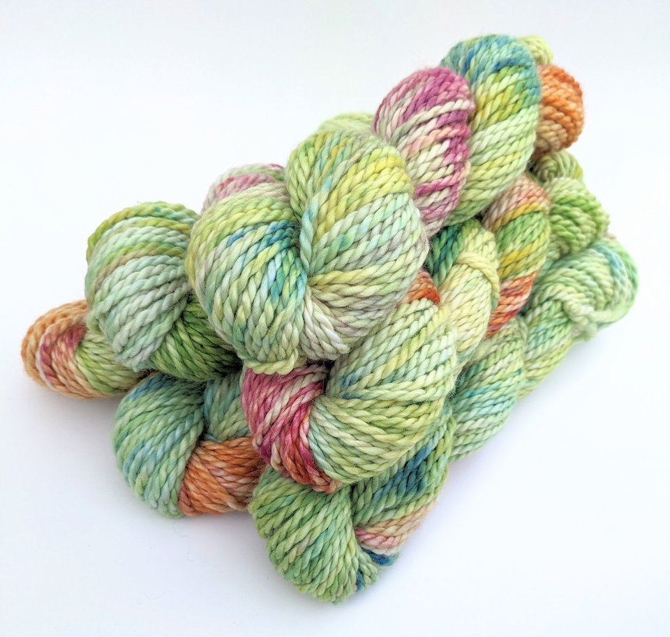 Hand Dyed. Hand Painted Yarn - Baby Alpaca / Merino - Snickerdoodle