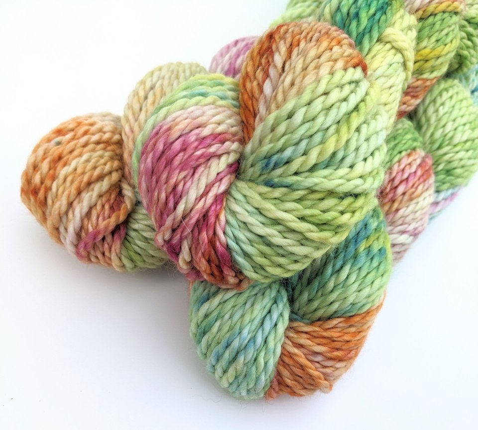 Hand Dyed. Hand Painted Yarn - Baby Alpaca / Merino - Snickerdoodle
