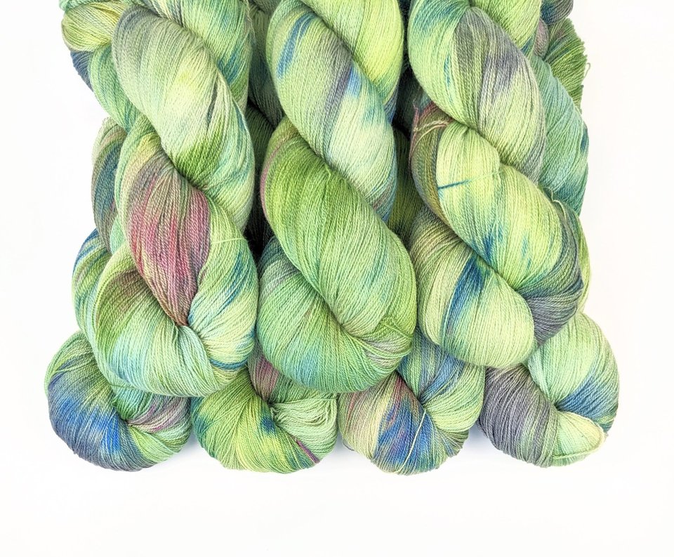 Hand Dyed / Painted Yarn | Lace Weight | Merino / Silk | Field Of Dreams