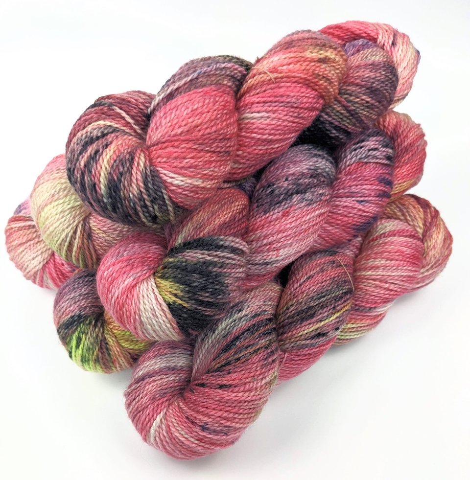 Hand Dyed / Painted Yarn | Fingering Weight |  SW Merino / Silk / Cashmere | Samba