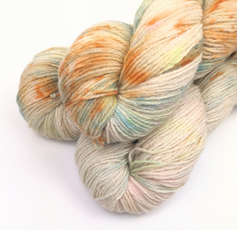 Hand Dyed / Painted Yarn | Fingering Weight | Merino / Camel | Nursery Rhyme
