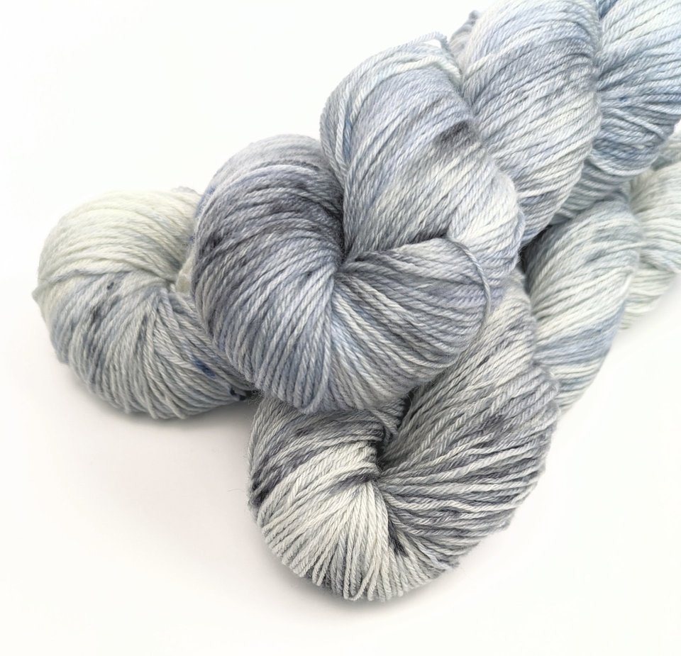 Hand Dyed / Painted Yarn | Fingering Weight | SW Merino / Nylon | Smoke Show