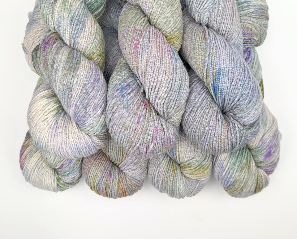 Hand Dyed / Painted Yarn | Fingering Weight | Merino / Camel | Granite