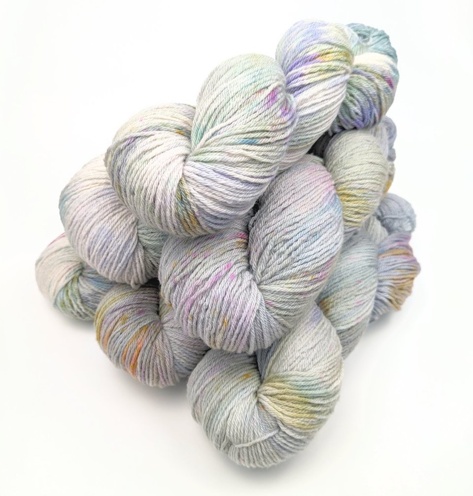 Hand Dyed / Painted Yarn | Fingering Weight | Merino / Camel | Granite