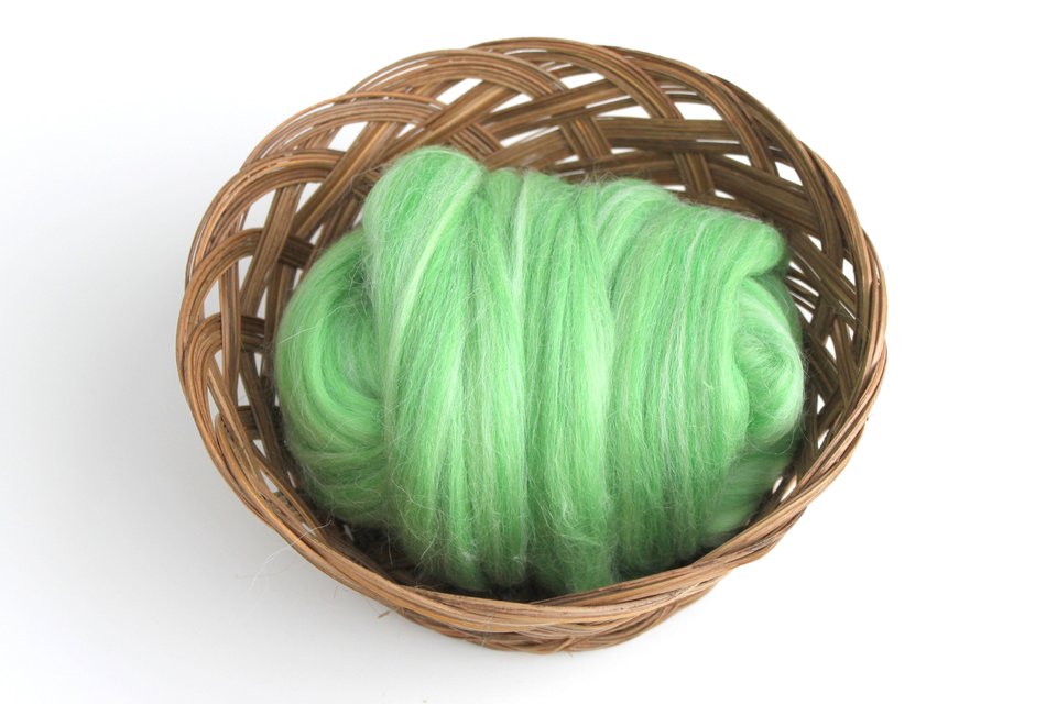 Alpaca / Merino Roving - Combed Top - Commercially Blended - Spinning Fiber - Persephone