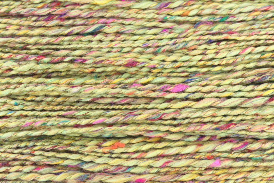 Blended Roving - Combed Top - Merino / Sari Silk / Mulberry Silk / Bamboo - Mardi Gras