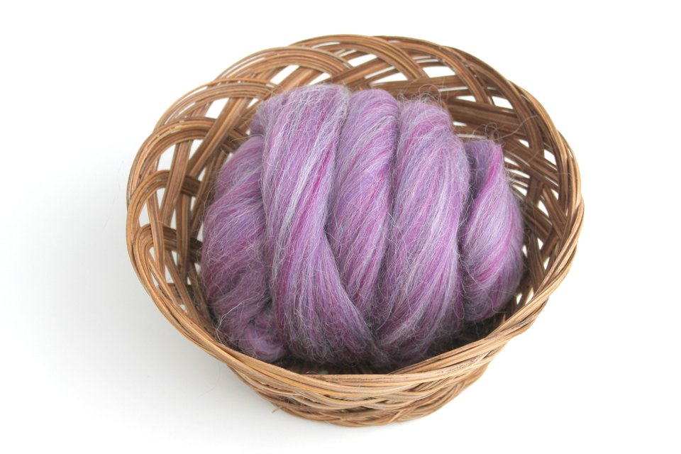 Alpaca / Merino Roving - Combed Top - Commercially Blended - Spinning Fiber - Athena