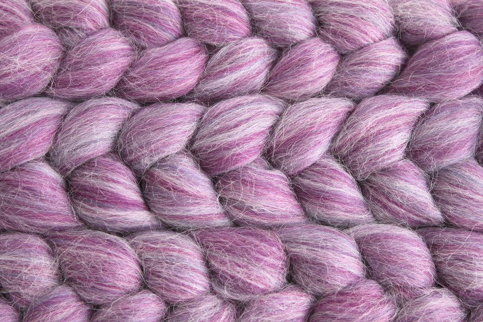 Alpaca / Merino Roving - Combed Top - Commercially Blended - Spinning Fiber - Athena