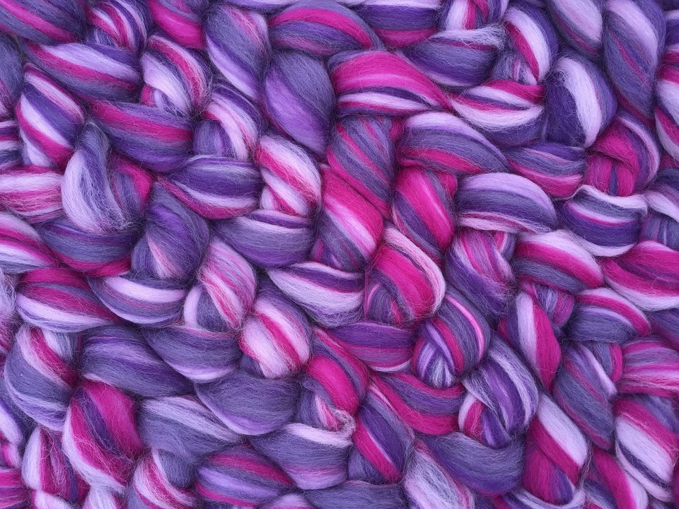 Blended Roving / Combed Top | Merino | Cheshire Cat