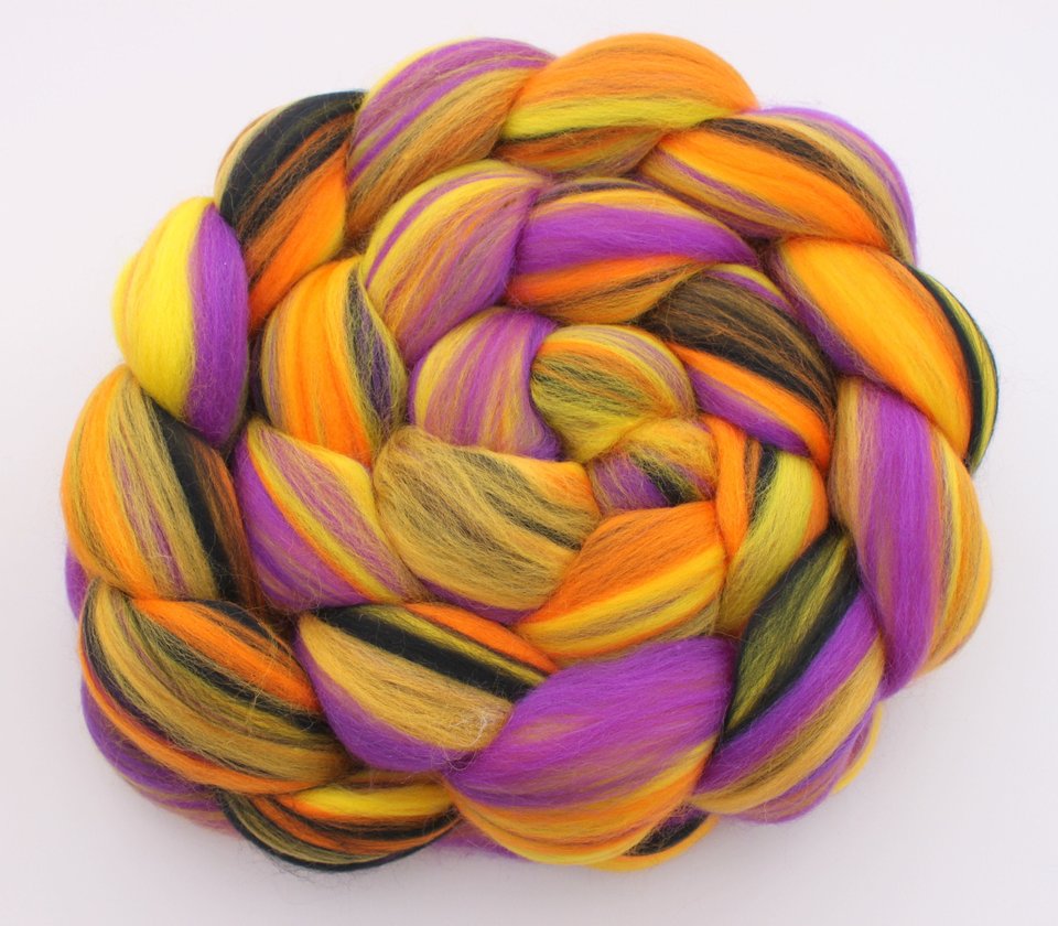 Merino Roving / Combed Top - Spinning Fiber - Custom Blended - The 13th Floor