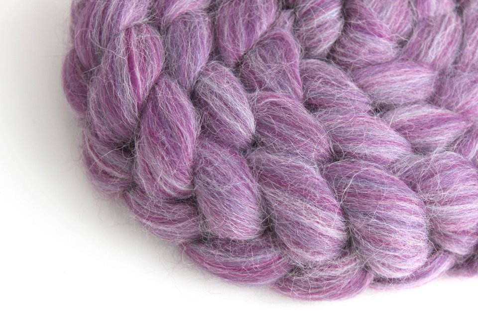 Alpaca / Merino Roving - Combed Top - Commercially Blended - Spinning Fiber
