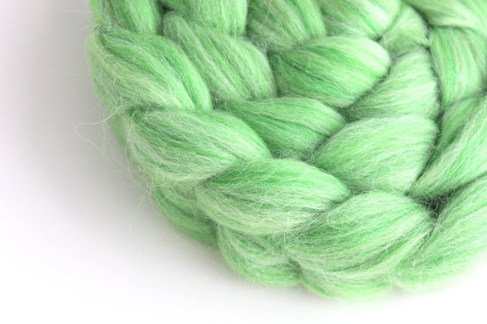 Alpaca / Merino Roving - Combed Top - Commercially Blended - Spinning Fiber