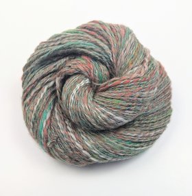 Handspun Twists Yarn | Wool / Silk | Pine Forest